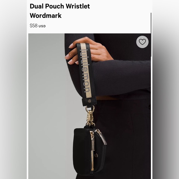 Lululemon dual pouch wristlet - Picture 3 of 4